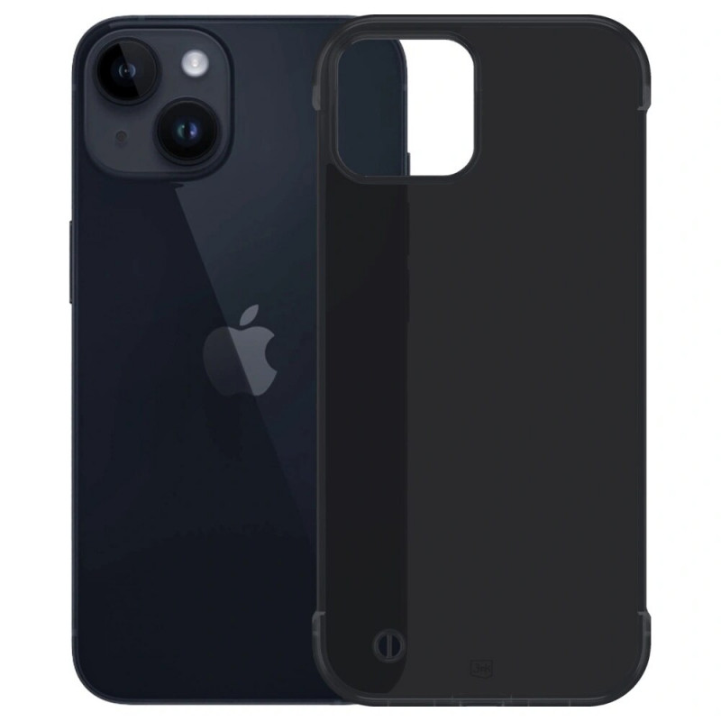 Funda para smartphone 3mk Just20g Matt Case Apple iPhone 15 Plus, negro mate