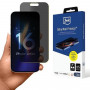 Película de privacidad mate 3MK Silky Matt Privacy para Apple iPhone 16 Pro