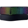 Teclado ergonómico inalámbrico Razer Pro Type Ergo, diseño dividido, Bluetooth, USB-C, 5 teclas macro, RGB