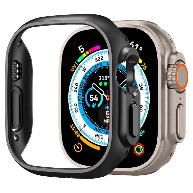 Funda Spigen Thin Fit para Apple Watch Ultra 1 / 2 / 3 49 mm, negra
