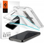 Spigen GLAS.tR EZ Fit Vidrio Templado para Apple iPhone 14 Pro, Transparente (2 uds)