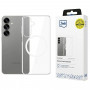 Funda 3MK Clear MagCase para Samsung Galaxy S25+, MagSafe, transparente