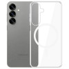 Funda 3MK Clear MagCase para Samsung Galaxy S25+, MagSafe, transparente
