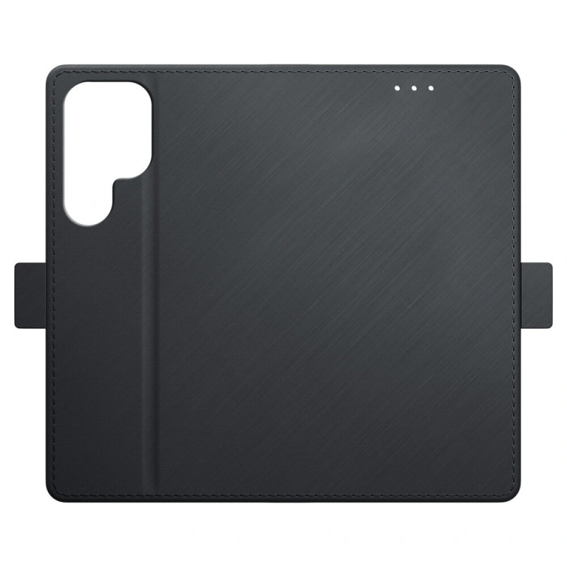 Funda cartera 3MK para Samsung Galaxy S25 Ultra, negra