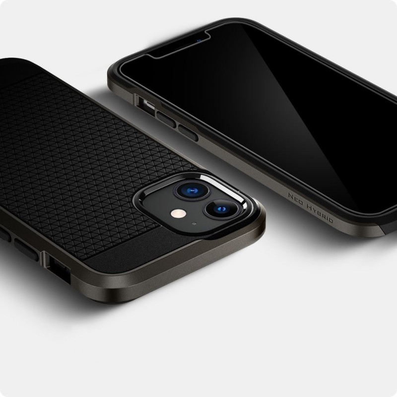 Spigen GLAS.tR EZ Fit Vidrio Templado para Apple iPhone 12 / 12 Pro (2 uds)