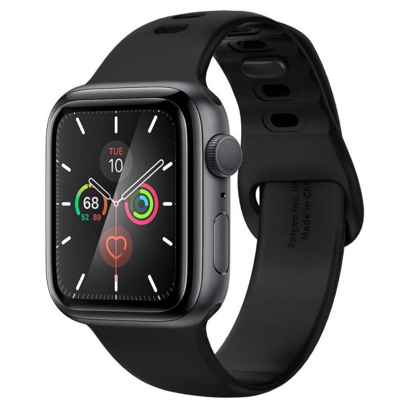 Protector de pantalla de cristal híbrido Spigen ProFlex EZ Fit AFL01220 para Apple Watch 4/5/6/7/8/9/SE 44/45 mm