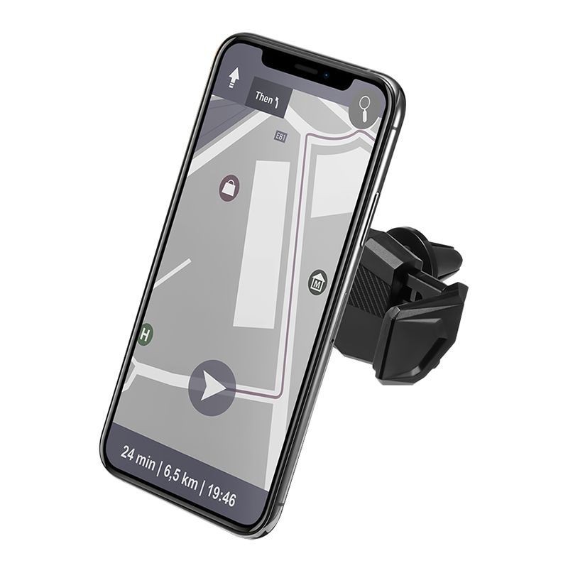 Soporte para teléfono para rejilla de ventilación de coche Spigen Click.r 000CP26265, negro