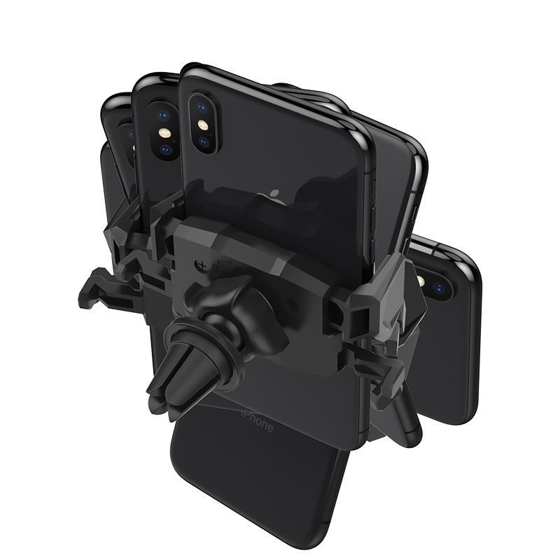 Soporte para teléfono para rejilla de ventilación de coche Spigen Click.r 000CP26265, negro