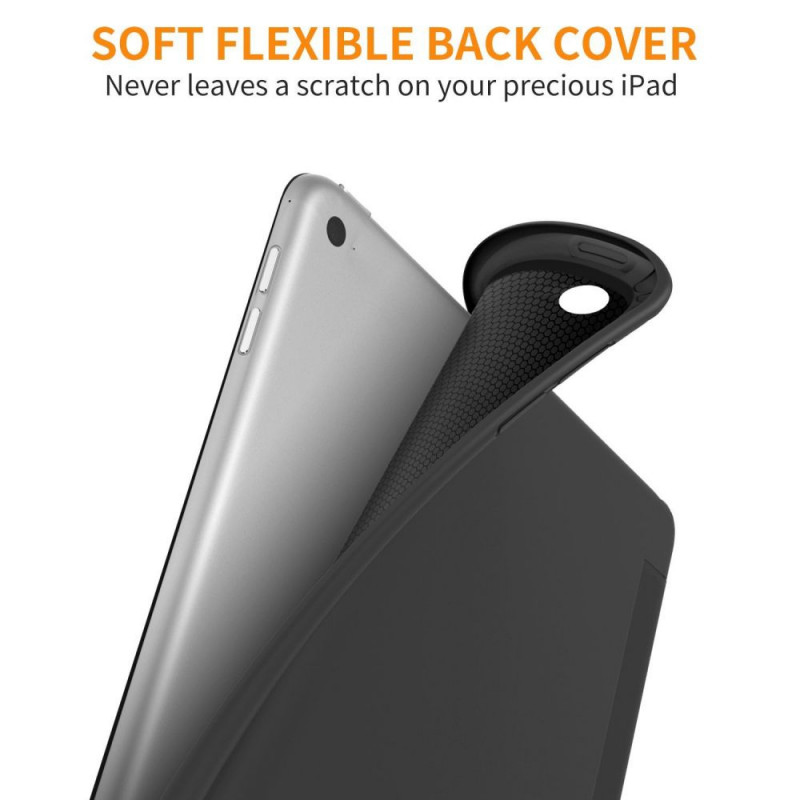 Funda Tech-Protect Smartcase THP770BLK para Apple iPad 9.7 (2017/2018, 5.ª/6.ª gen.), negra