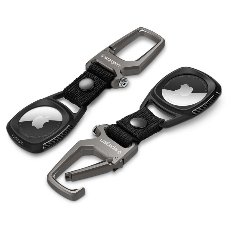 Funda Spigen Rugged Armor para Apple AirTag, negro mate