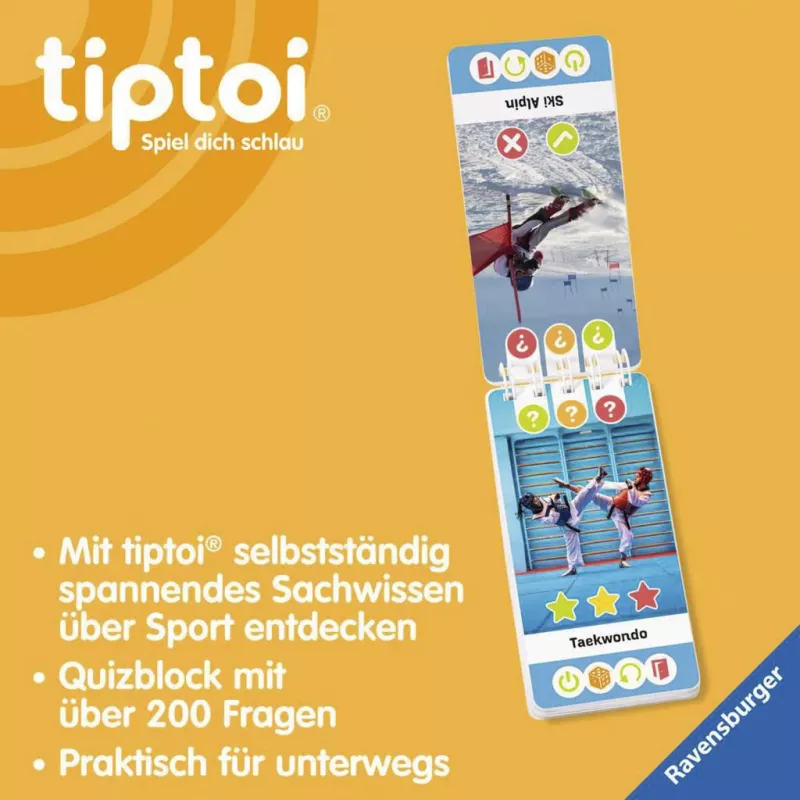 Ravensburger tiptoi Wieso? Weshalb? Warum? Quiz Sport, edición en alemán