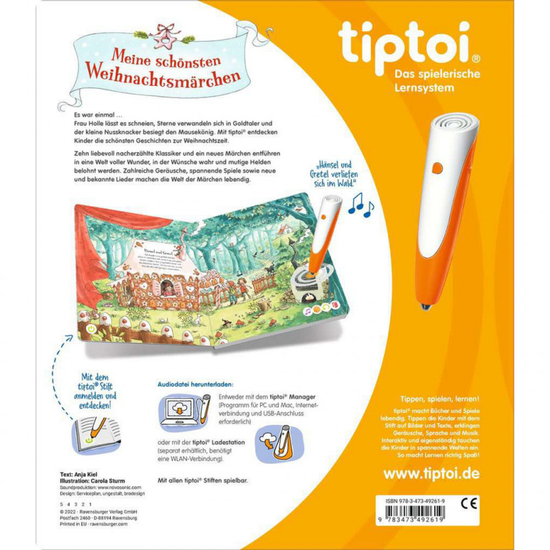 Ravensburger tiptoi Meine schönsten Weihnachtsmärchen, edición en alemán