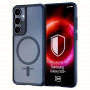 Funda 3MK Satin Armor MagCase para Samsung Galaxy S25+, MagSafe, transparente, policarbonato