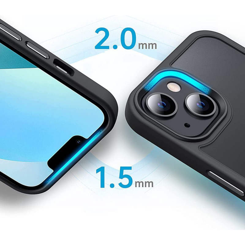 Funda Tech-Protect Magmat MagSafe para Apple iPhone 14 Pro Max (THP1341), negra/transparente