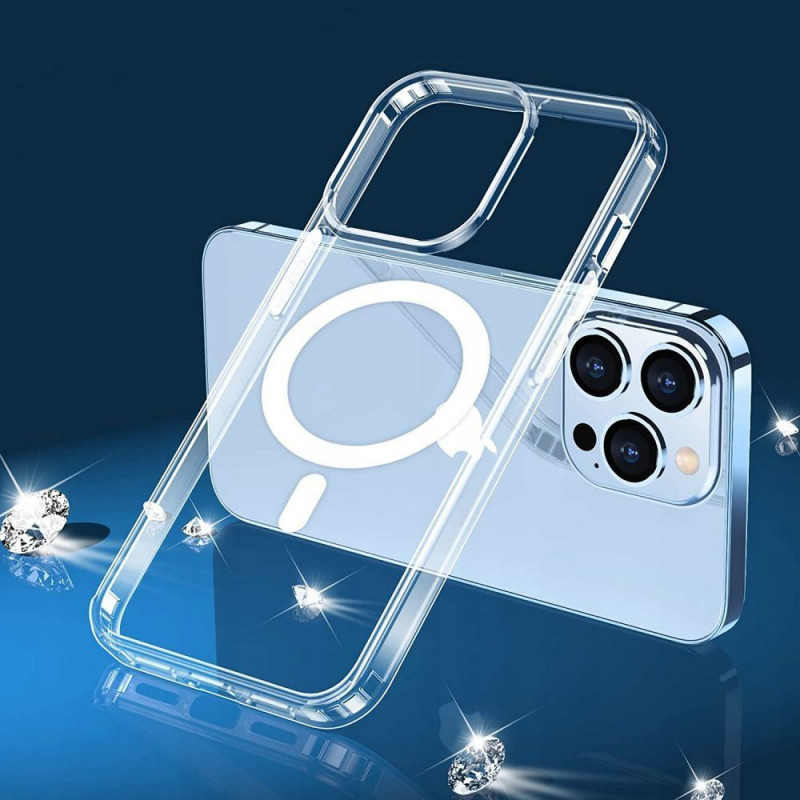 Funda Tech-Protect Flexair Hybrid MagSafe para Apple iPhone 12 mini (THP1255CL), transparente