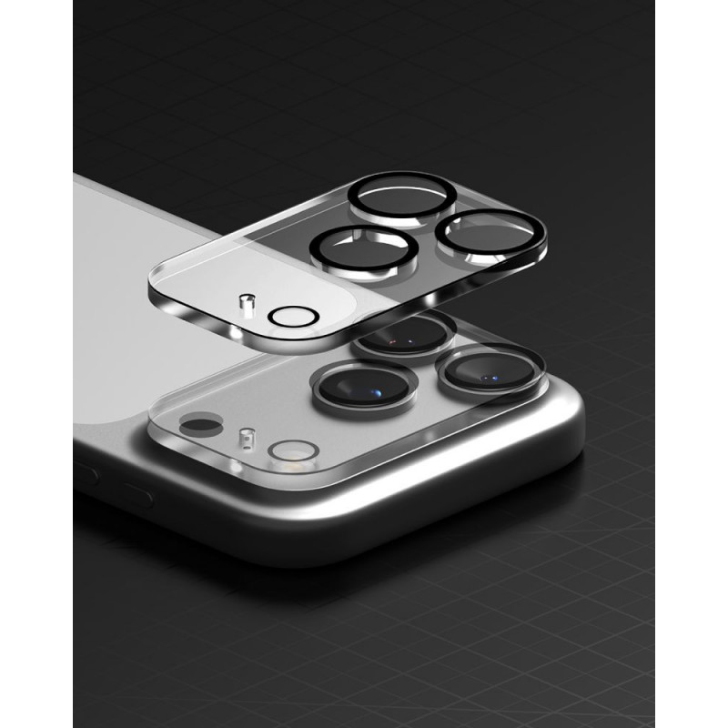 Protector de lente de cámara Ringke Camera Full Cover para Apple iPhone 18 Pro, vidrio templado 9H, negro (2 uds.)