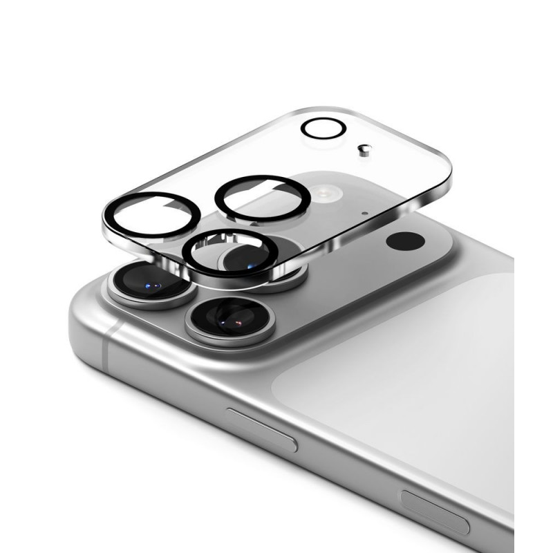 Protector de lente de cámara Ringke Camera Full Cover para Apple iPhone 18 Pro Max, cristal templado 9H, negro (2 uds.)