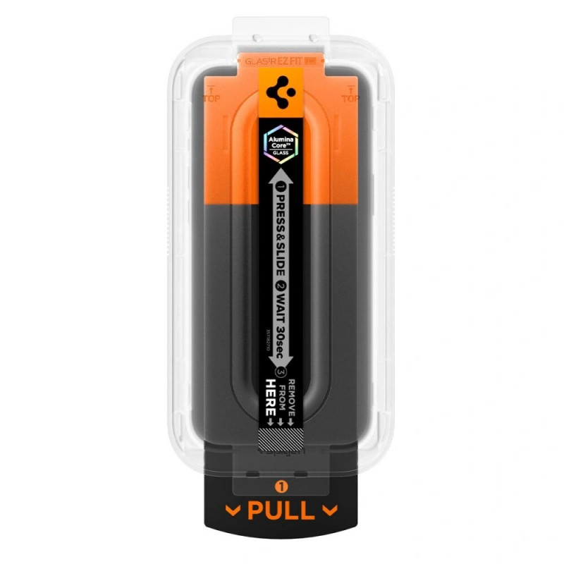 Protector de pantalla Spigen Glas.tR EZ Fit HD AGL10097 para Apple iPhone 17 Pro, transparente