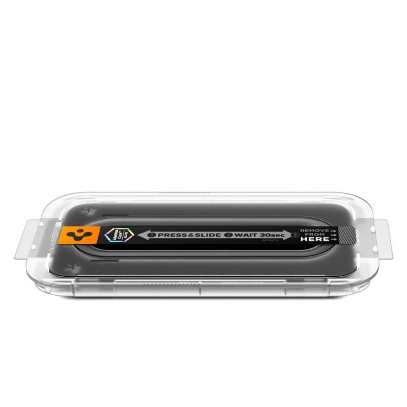 Protector de pantalla Spigen Glas.tR EZ Fit HD AGL10097 para Apple iPhone 17 Pro, transparente
