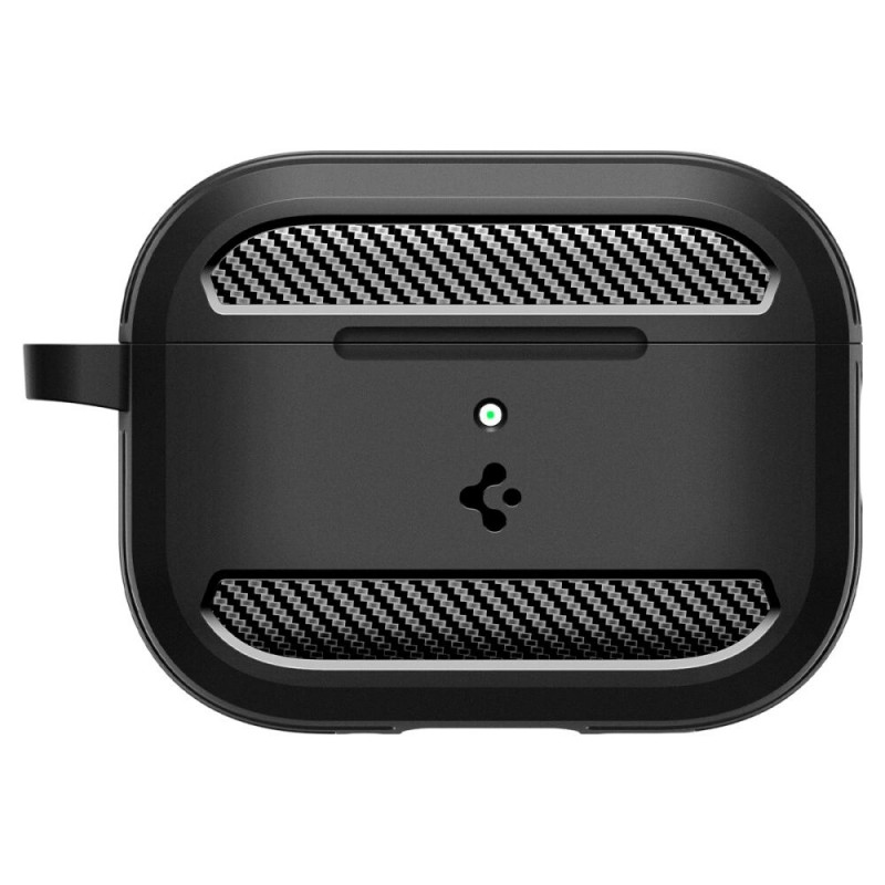 Funda Spigen Rugged Armor ACS09822 para Apple AirPods Pro 3, negro mate