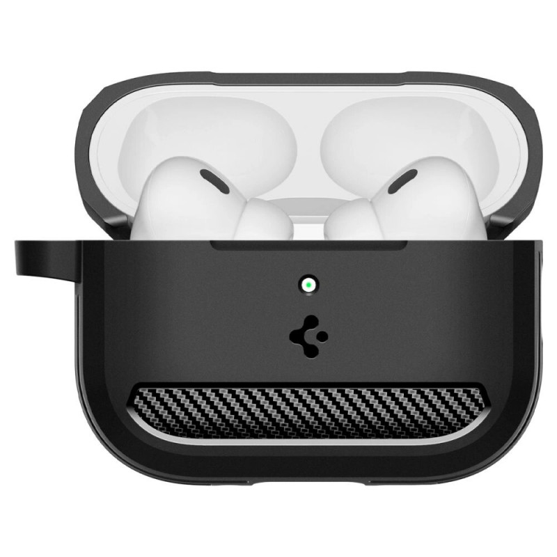 Funda Spigen Rugged Armor ACS09822 para Apple AirPods Pro 3, negro mate