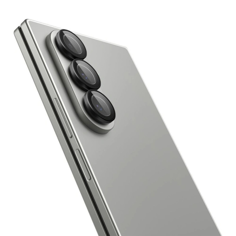 Protector de cámara Spigen Optik Pro HD Glas.tR EZ Fit AGL09581 para Samsung Galaxy Z Fold 7 / 8 Ultra, negro (2 uds.)