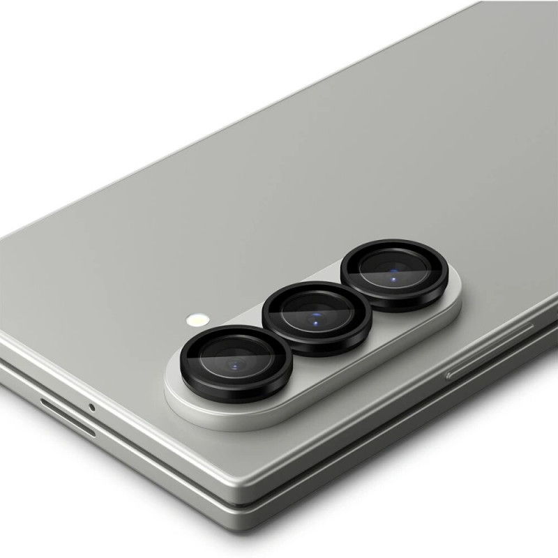 Protector de cámara Spigen Optik Pro HD Glas.tR EZ Fit AGL09581 para Samsung Galaxy Z Fold 7 / 8 Ultra, negro (2 uds.)