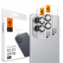 Protector de cámara Spigen Optik Pro Glas.tR EZ Fit AGL09413 para Samsung Galaxy S25 Edge, negro (2 uds.)