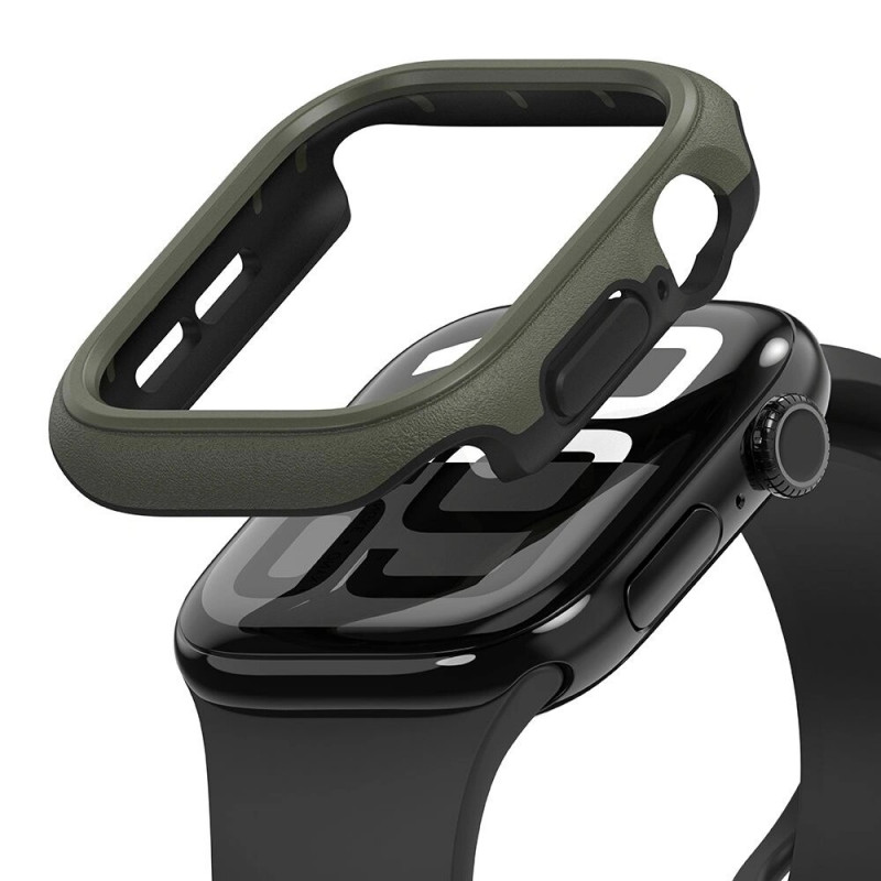 Funda Ringke Onyx para Apple Watch 10 / 11 46 mm, verde oscuro