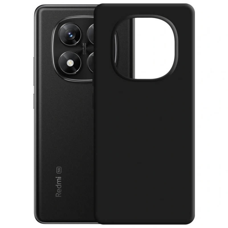 Funda 3MK Matt Case Pro para Xiaomi Redmi Note 14 Pro 5G / Poco X7 5G, negra