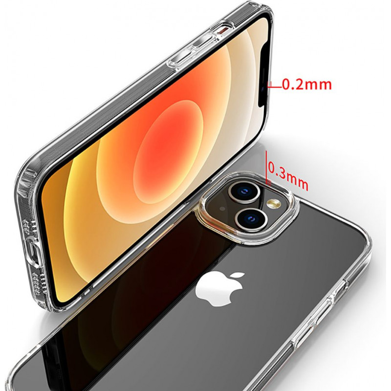 Funda Tech-Protect Flexair Hybrid para Apple iPhone 13, transparente