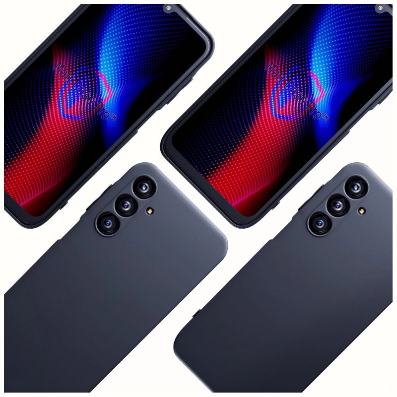 Funda 3MK Matt Case Pro para Samsung Galaxy A25 5G, negra
