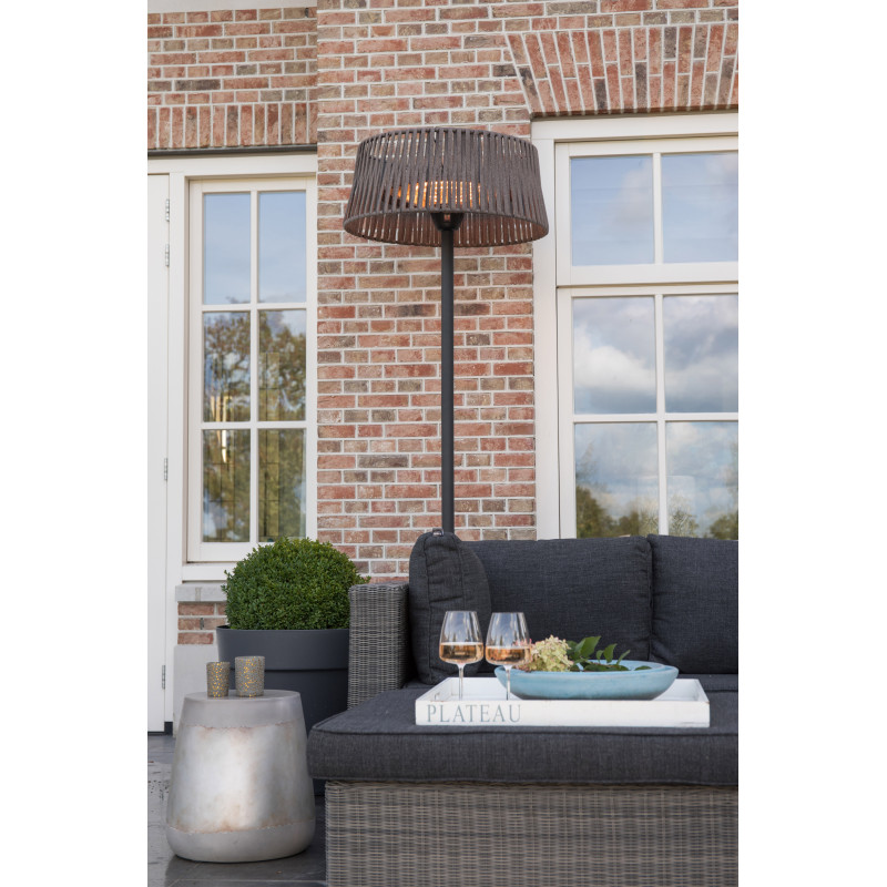 Calefactor infrarrojo de pie Sunred ARTIX M-SO BROWN Corda Bright, 2100 W, marrón, IP44