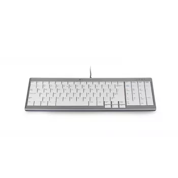 Teclado Bakker Elkhuizen UltraBoard 960 Compact Standard BNEU960SCCH, con cable, distribución suiza QWERTZ