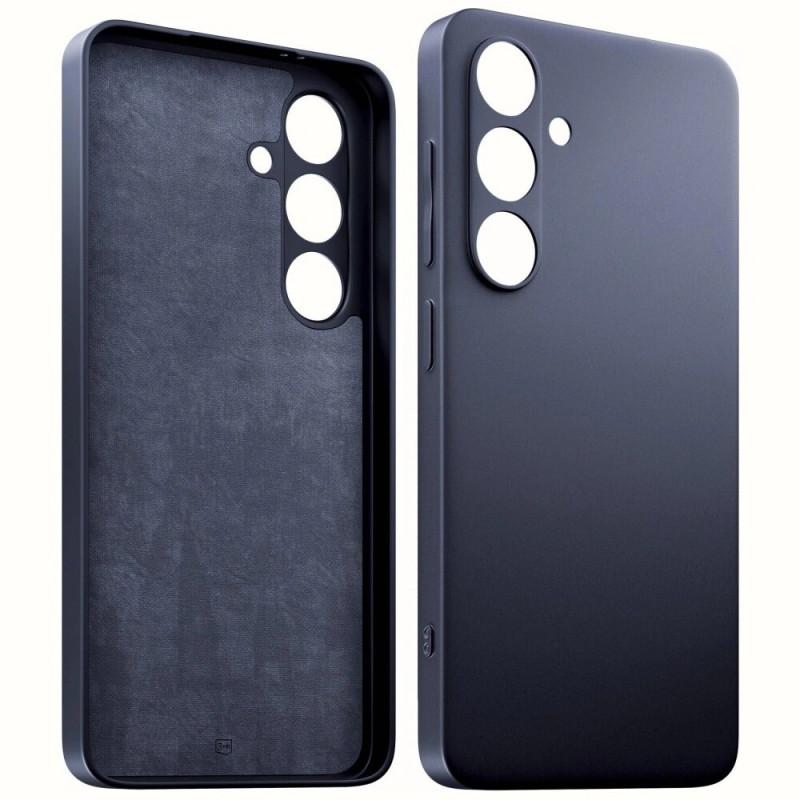 Funda 3MK Matt Case Pro para Samsung Galaxy S24 FE, negra