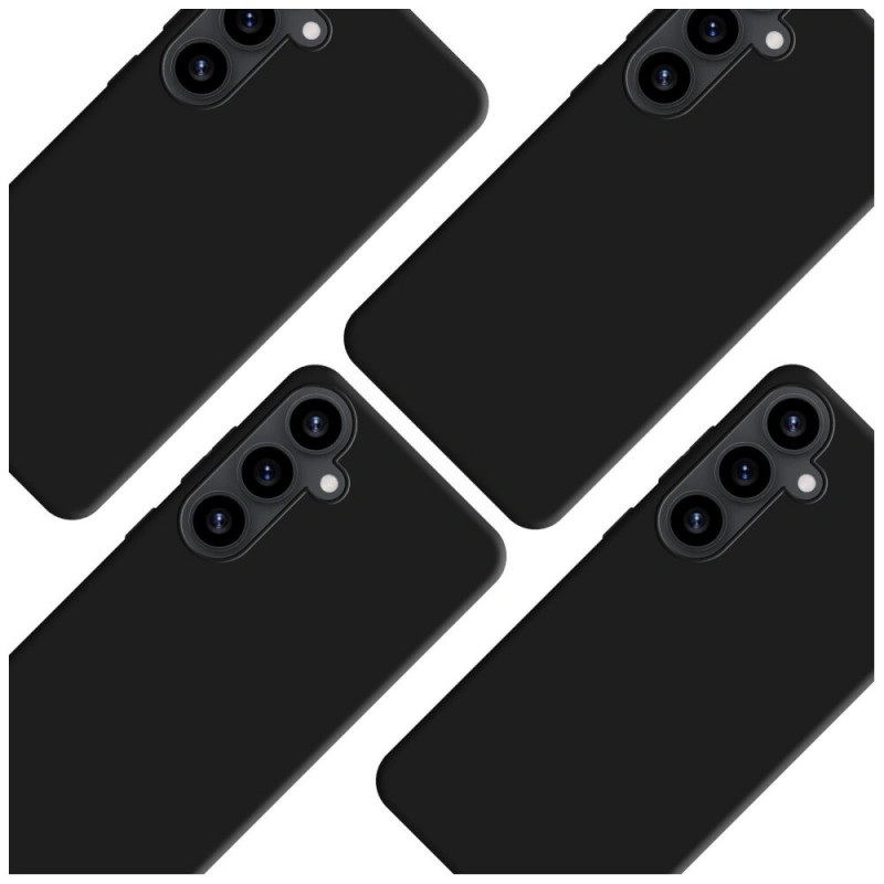 Funda 3MK Matt Case Pro para Samsung Galaxy S25, negra