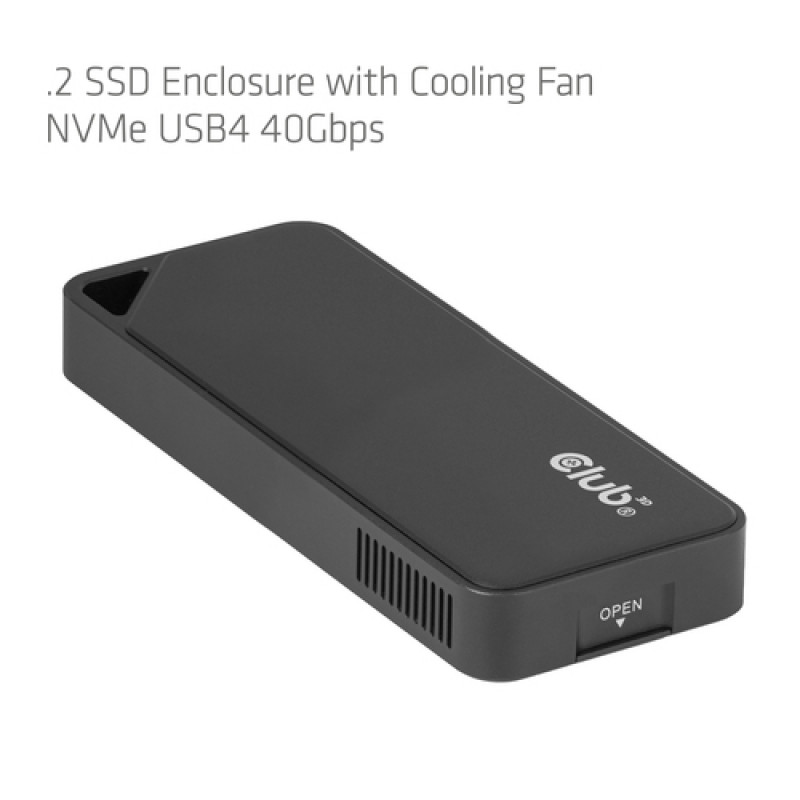 Caja externa SSD M.2 NVMe Club3D CAC-2510 con ventilador, USB4