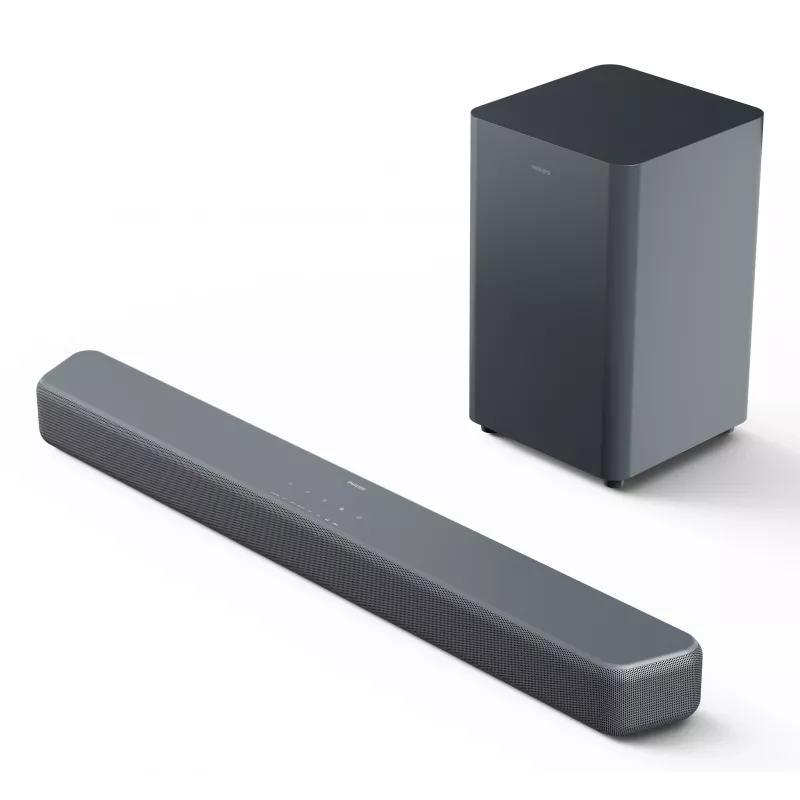Barra de sonido Philips TAB5601/10 2.1 con subwoofer inalámbrico, negra