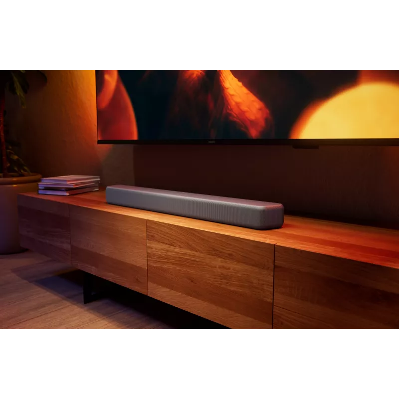 Barra de sonido Philips TAB5601/10 2.1 con subwoofer inalámbrico, negra