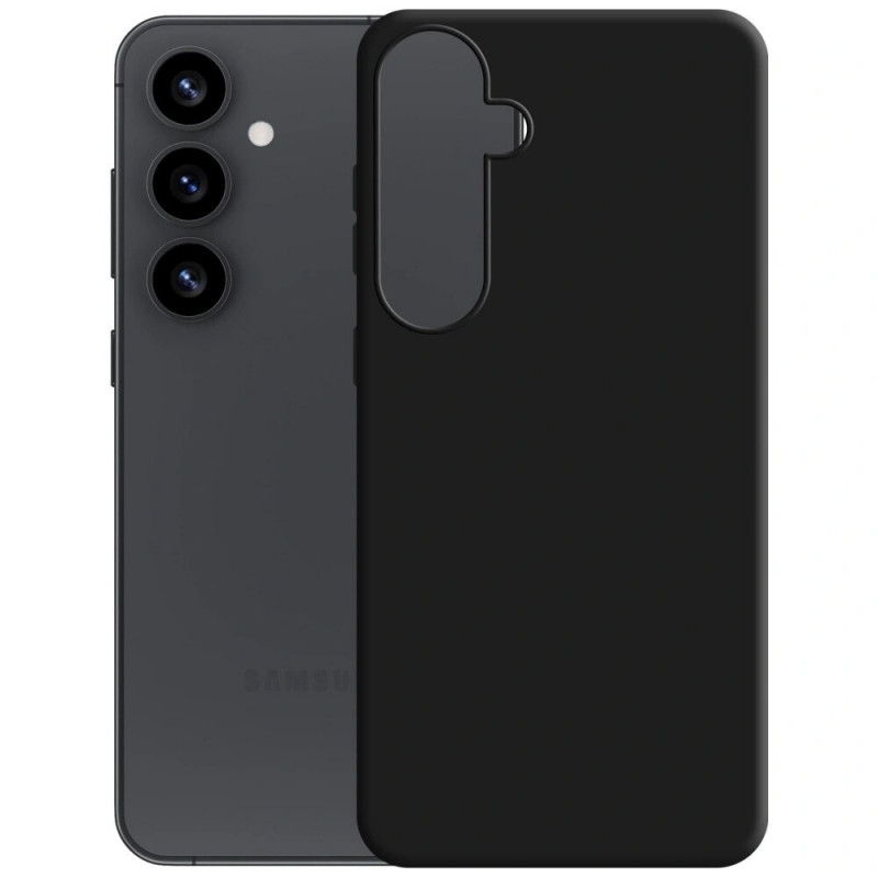 Funda 3MK Matt Case Pro para Samsung Galaxy S25+, negra