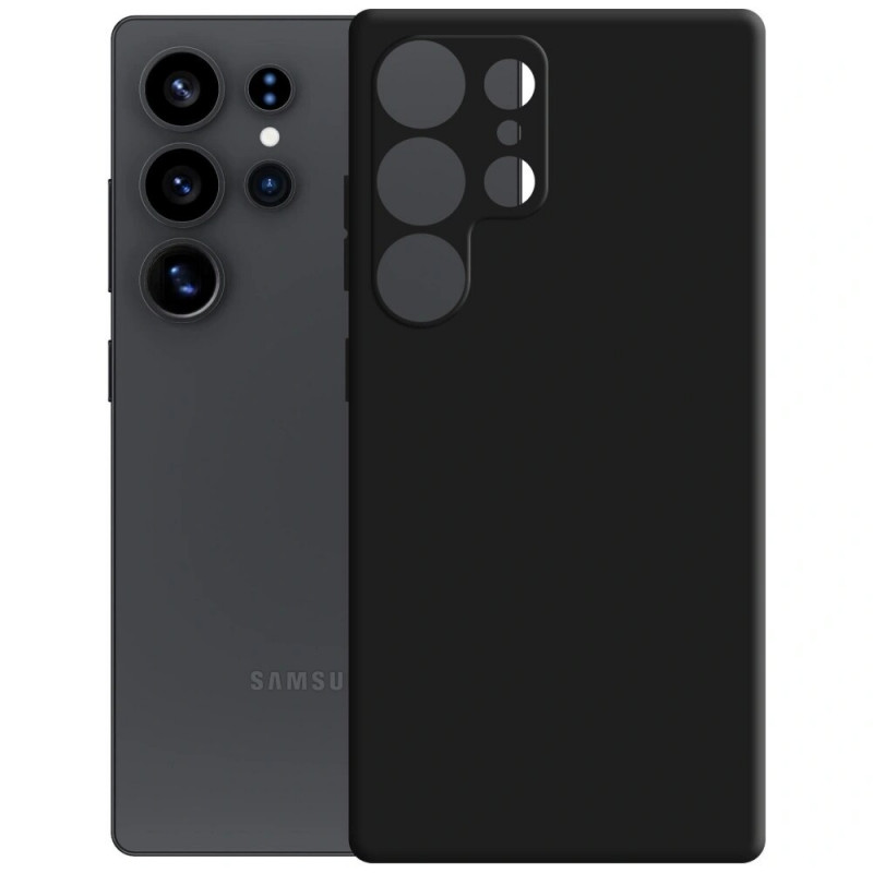 Funda 3MK Matt Case Pro para Samsung Galaxy S25 Ultra, negra