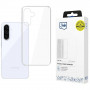 Funda transparente 3MK Clear Case para Samsung Galaxy A36 / A56, transparente
