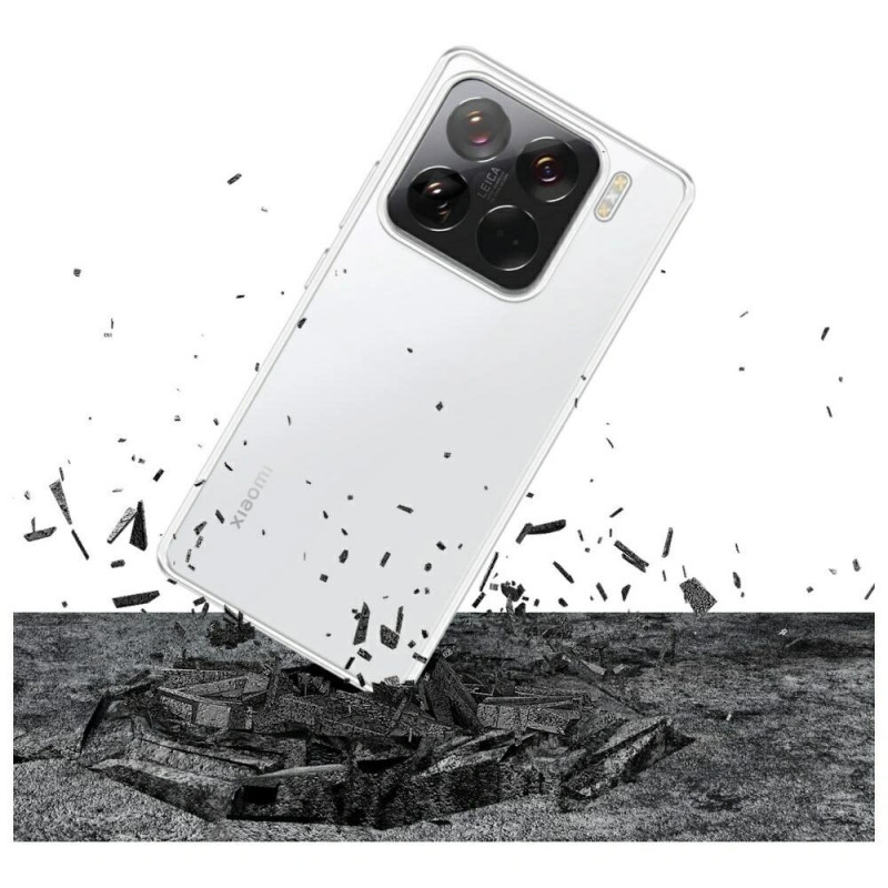 Funda transparente 3MK Clear Case para Xiaomi 15, transparente