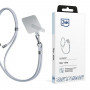 Colgante para teléfono 3MK EasyClip, gris / plateado