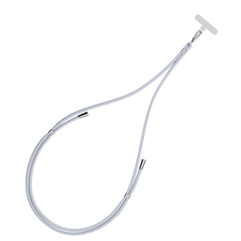 Colgante para teléfono 3MK EasyClip, gris / plateado