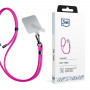 3MK EasyClip cordón para teléfono, rosa / negro