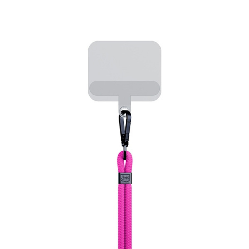 3MK EasyClip cordón para teléfono, rosa / negro