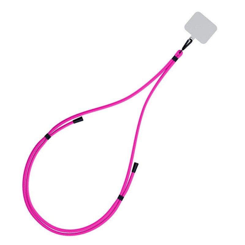 3MK EasyClip cordón para teléfono, rosa / negro