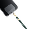 3MK EasyClip Cordón para Teléfono, Verde Oscuro / Dorado