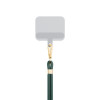 3MK EasyClip Cordón para Teléfono, Verde Oscuro / Dorado
